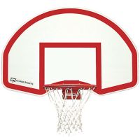 Gared Steel Fan Shaped Rear Mount Backboard w/ Goal