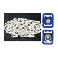 Stainless/Plastic Chinstrap Buckles