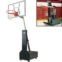 Bison Club Court Portable Basketball System - Acrylic Backboard