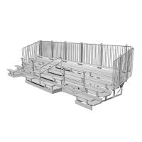 ADA Bleacher 5 Row 27' w/chainlink