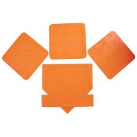 Orange Throw Down Bases-5 Piece