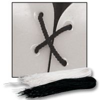 40" Shoulder Pad Laces - Black