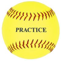 12'' Yellow Practice Softball